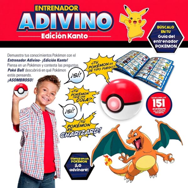 Borras Pokémon Indovino Coach gioco interattivo bambini 6