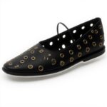 Coach Ballerine Emilia Mary Jane Donna Nero Pelle Liscia