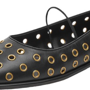 Coach Ballerine Emilia Mary Jane Donna Nero Pelle Liscia-0