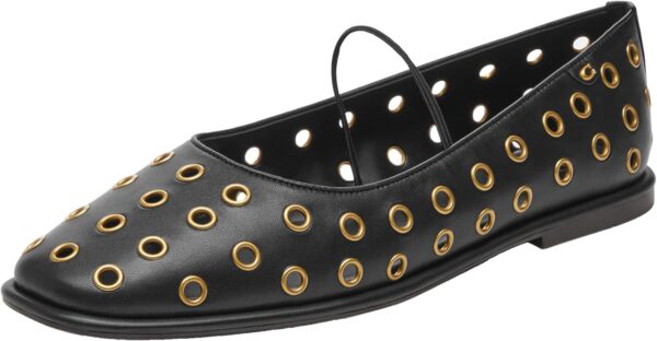 Coach Ballerine Emilia Mary Jane Donna Nero Pelle Liscia-0