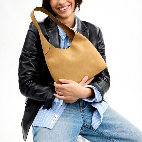 Coach Borsa a tracolla Brooklyn 28 pelle scamosciata donna