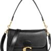 Coach Borsa a tracolla pelle vitello nero donna C4821-0
