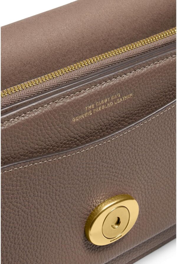 Coach Borsa a tracolla pelle martellata lucida 26 Refresh-4