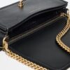 Coach Borsa Dinky Nero Pelle Conciata Tracolla Donna-4