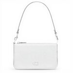 Borsa Coach pelle Cross Grain Chalk pochette donna