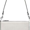 Borsa Coach pelle Cross Grain Chalk pochette donna-0