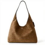 Borsa a spalla COACH Brooklyn pelle scamosciata donna