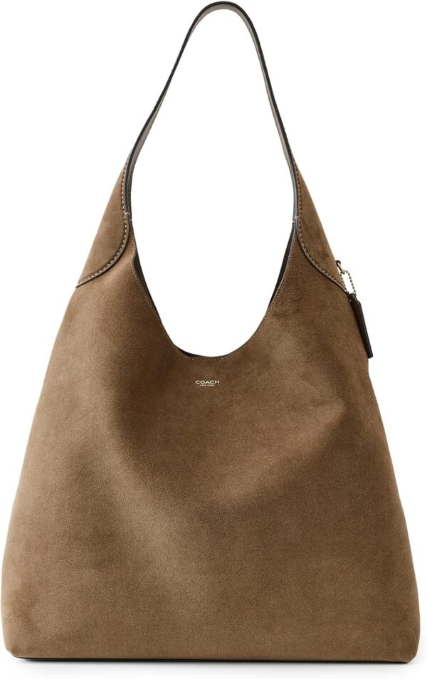 Borsa a spalla COACH Brooklyn pelle scamosciata donna-0