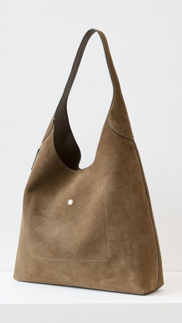 Borsa a spalla COACH Brooklyn pelle scamosciata donna-3