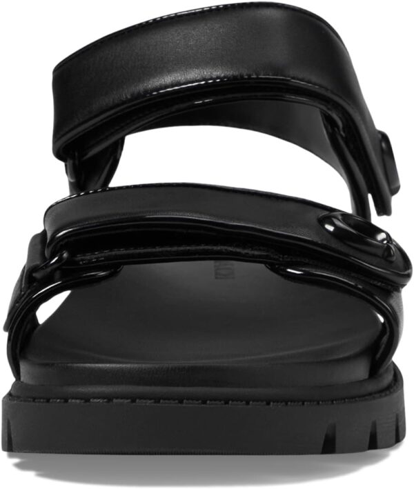 Sandali Coach Brynn Pelle Nera Donna Scarpe Eleganti CS094-1