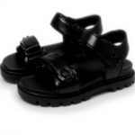 Sandali Coach Brynn Pelle Nera Donna Scarpe Eleganti CS094