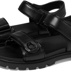 Sandali Coach Brynn Pelle Nera Donna Scarpe Eleganti CS094-0