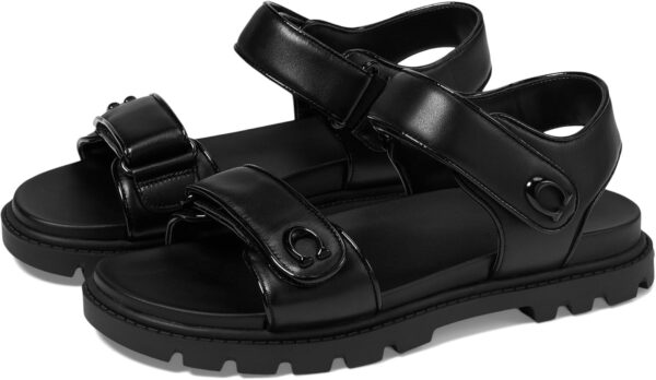 Sandali Coach Brynn Pelle Nera Donna Scarpe Eleganti CS094-0