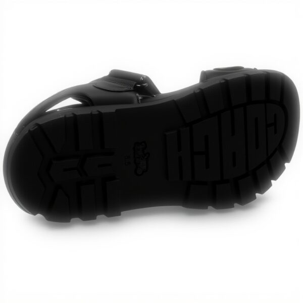 Sandali Coach Brynn Pelle Nera Donna Scarpe Eleganti CS094