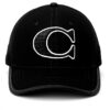 Cappello da baseball Coach donna tela cotone nero XS S