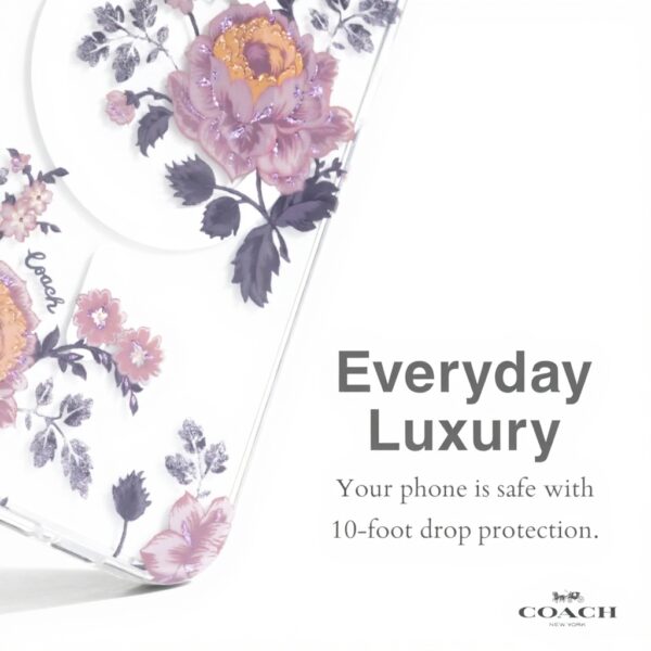 Custodia iPhone 15 Pro Coach MagSafe Moody Floral Protezione