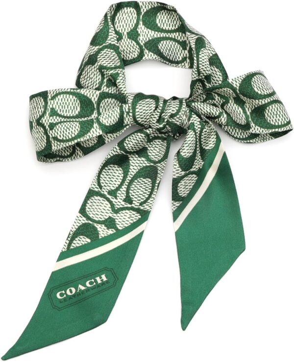 Sciarpe Donna COACH seta skinny motivo C versatile-1