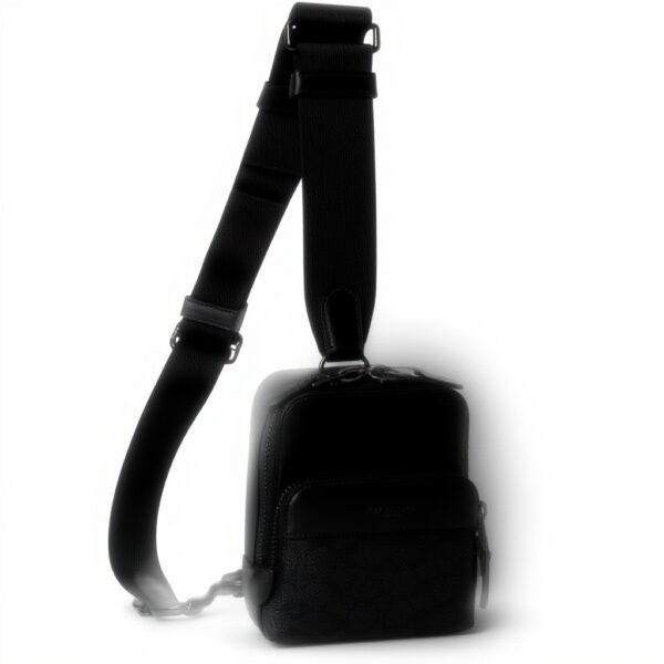 Borsa a spalla Coach Gotam Uomo pelle tela rivestita