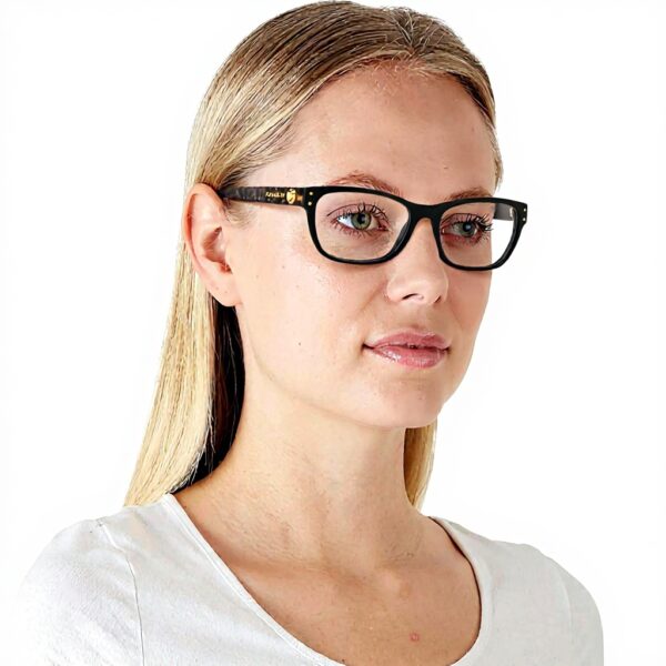 Occhiali da vista Coach donna nero wild beast HC6082