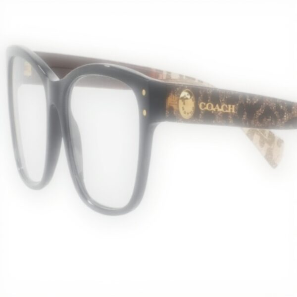 Occhiali da vista Coach donna nero wild beast HC6082