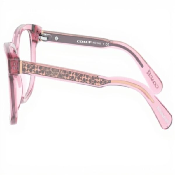 Montature per occhiali Coach donna trasparenti mauve 52mm