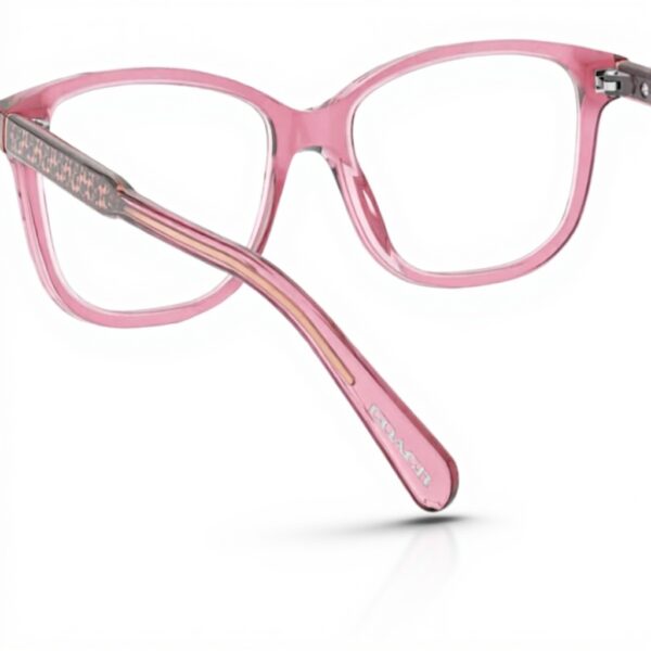 Montature per occhiali Coach donna trasparenti mauve 52mm