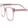 Montature per occhiali Coach donna trasparenti mauve 52mm