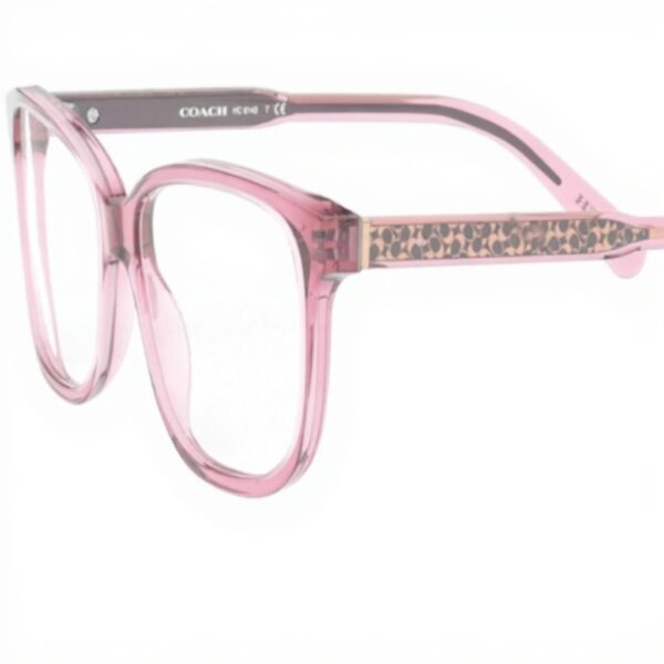 Montature per occhiali Coach donna trasparenti mauve 52mm