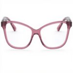 Montature per occhiali Coach donna trasparenti mauve 52mm