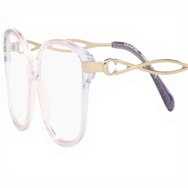 Coach HC6172 Womens Eyeglasses Gradient Transparent Violet
