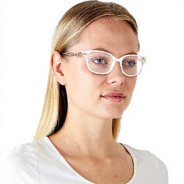 Coach HC6172 Womens Eyeglasses Gradient Transparent Violet