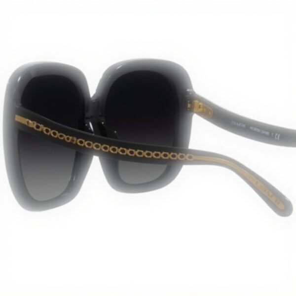 Occhiali da sole Coach HC8323U neri lenti sfumate donna