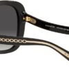 Occhiali da sole Coach HC8323U neri lenti sfumate donna-4