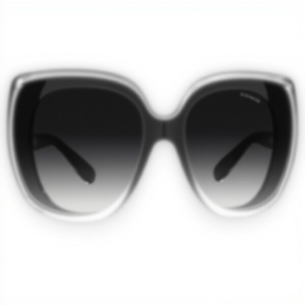 Occhiali da sole Coach HC8323U neri lenti sfumate donna