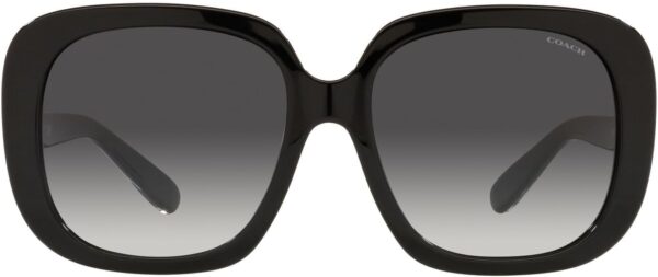 Occhiali da sole Coach HC8323U neri lenti sfumate donna-0