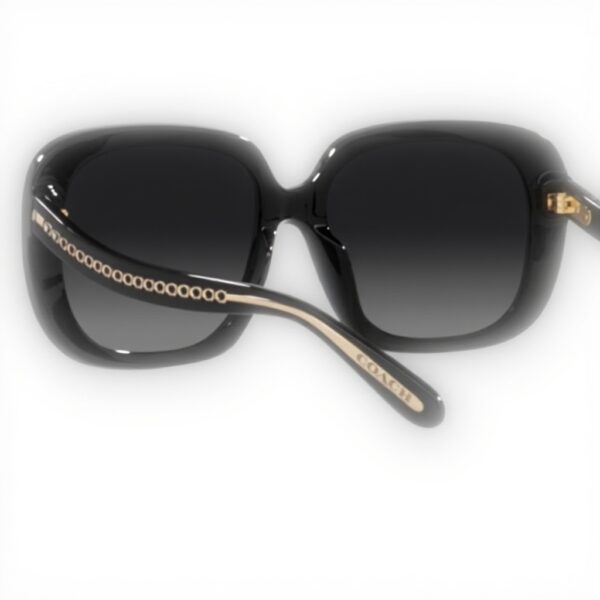 Occhiali da sole Coach HC8323U neri lenti sfumate donna