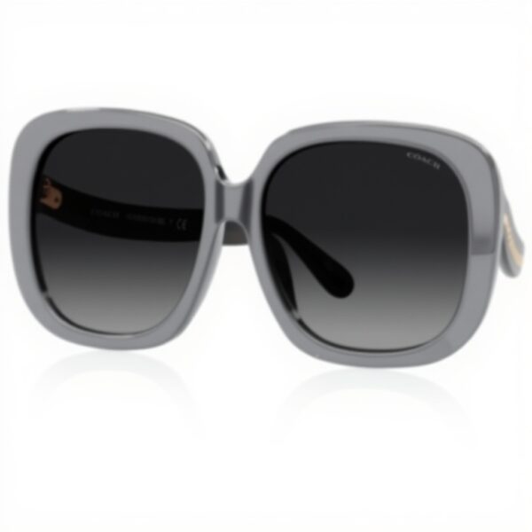 Occhiali da sole Coach HC8323U neri lenti sfumate donna