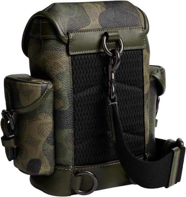 Zaino COACH Hitch 33 cm mimetica pelle vitello uomo-1