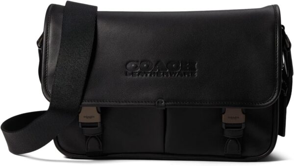 Borsa Messenger COACH Uomo Pelle Liscia Nero C League-0