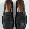 COACH Leah Loafer Donna Nero Pelle Liscia Mocassino-4