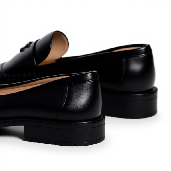 COACH Leah Loafer Donna Nero Pelle Liscia Mocassino