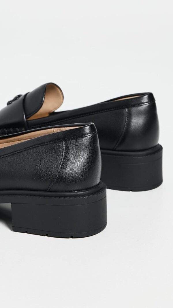 COACH Leah Loafer Donna Nero Pelle Liscia Mocassino-3