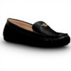 Mocassini Coach Marley Leather Driver Donna Nero Pelle