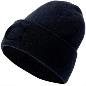 Berretto Coach Uomo Varsity C Maglia Lana Blu Notte CH793