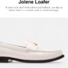 Mocassini Coach Jolene Donna Gesso Scarpe Basse Pelle-1