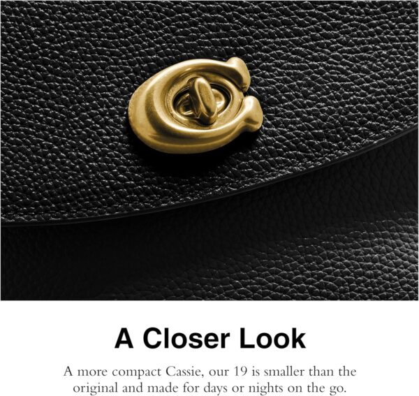 Coach Borsa Pelle Donna Tracolla Intercambiabile 88346 Black-4