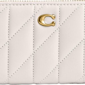 Portafoglio donna COACH pelle cerniera custodia carte-0