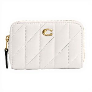 Portafoglio donna COACH pelle cerniera custodia carte