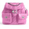 Zaino Coach Tabby Trapuntato Donna Borsa Pelle Nappa