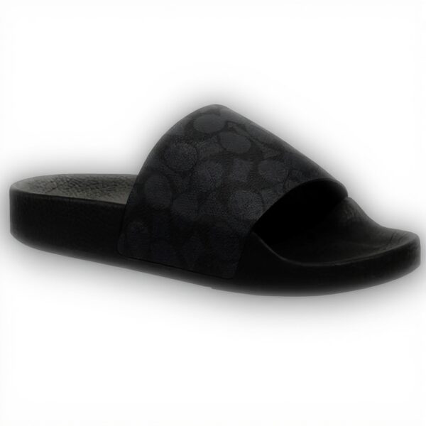Coach Signature Coated Canvas Pool Slide Sandali Uomo